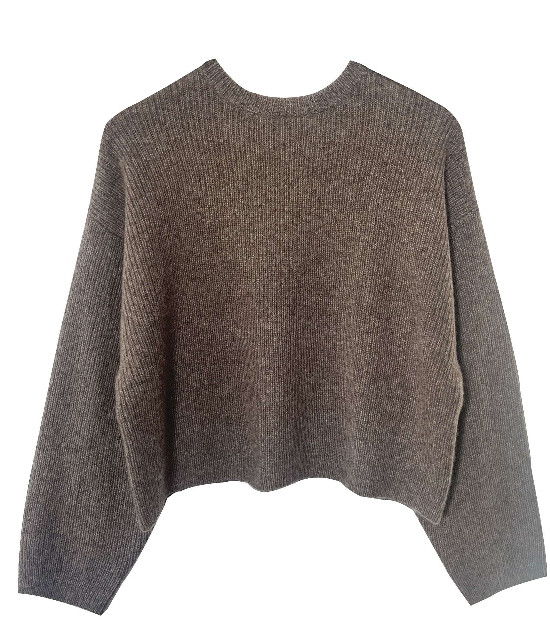 BAY RIB KNIT - HAZELNUT - SILK/CASHMERE