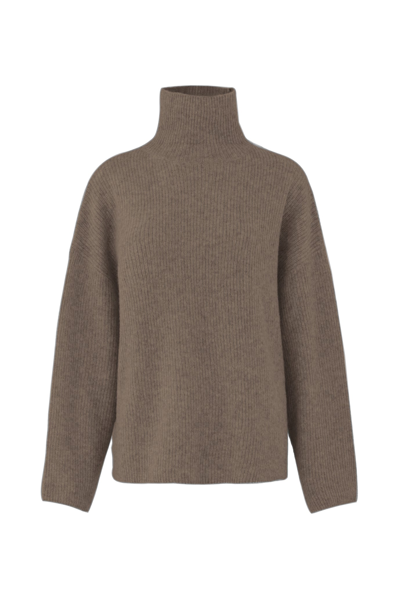 BEZ RIB KNIT - HAZELNUT - SILK/CASHMERE