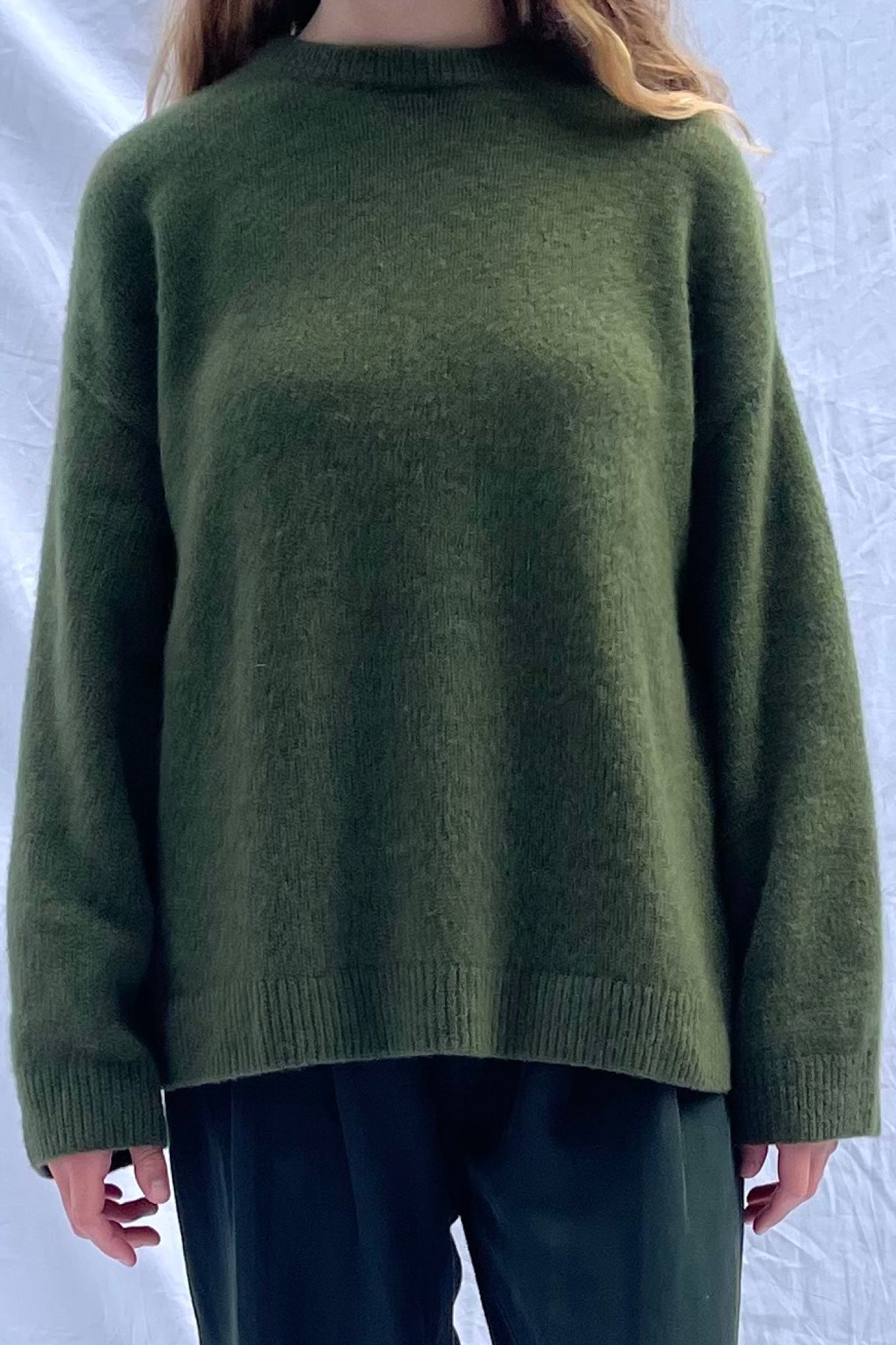 BEZ CREW KNIT - BAY LEAF