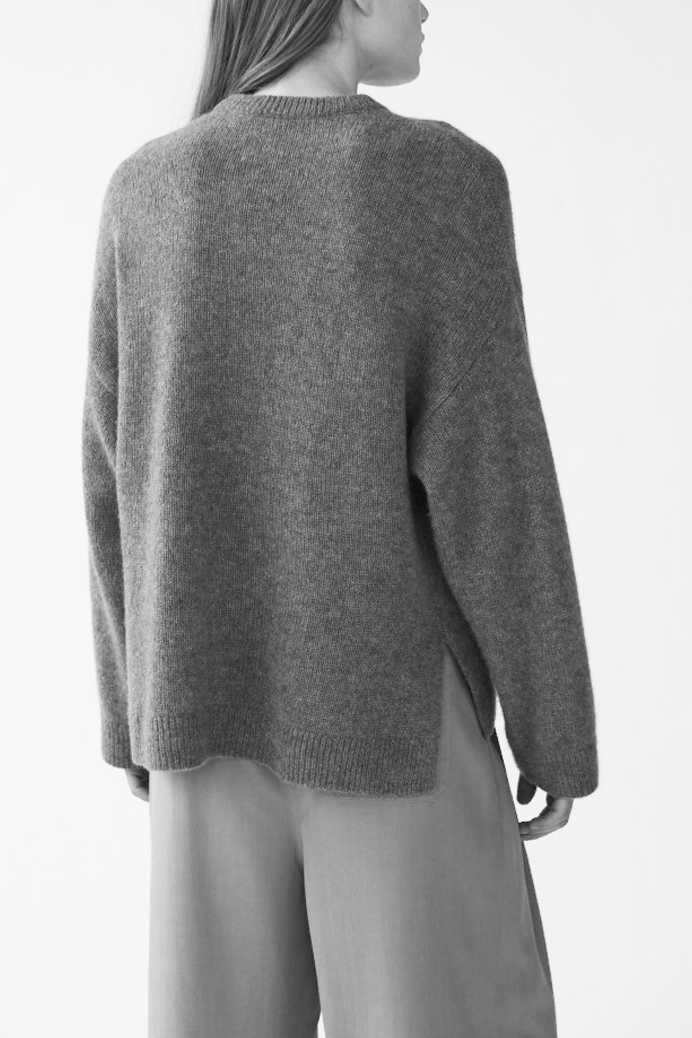 BEZ CREW KNIT - CARDINAL RED - SILK/CASHMERE