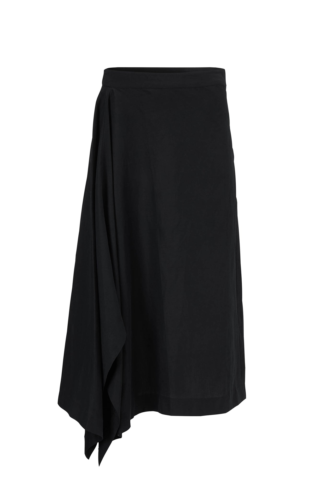 Nina Skirt - Black - Silk/Linen