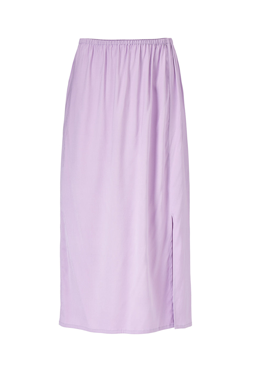 Nova Skirt - Lilac - Silk/Spandex Twill