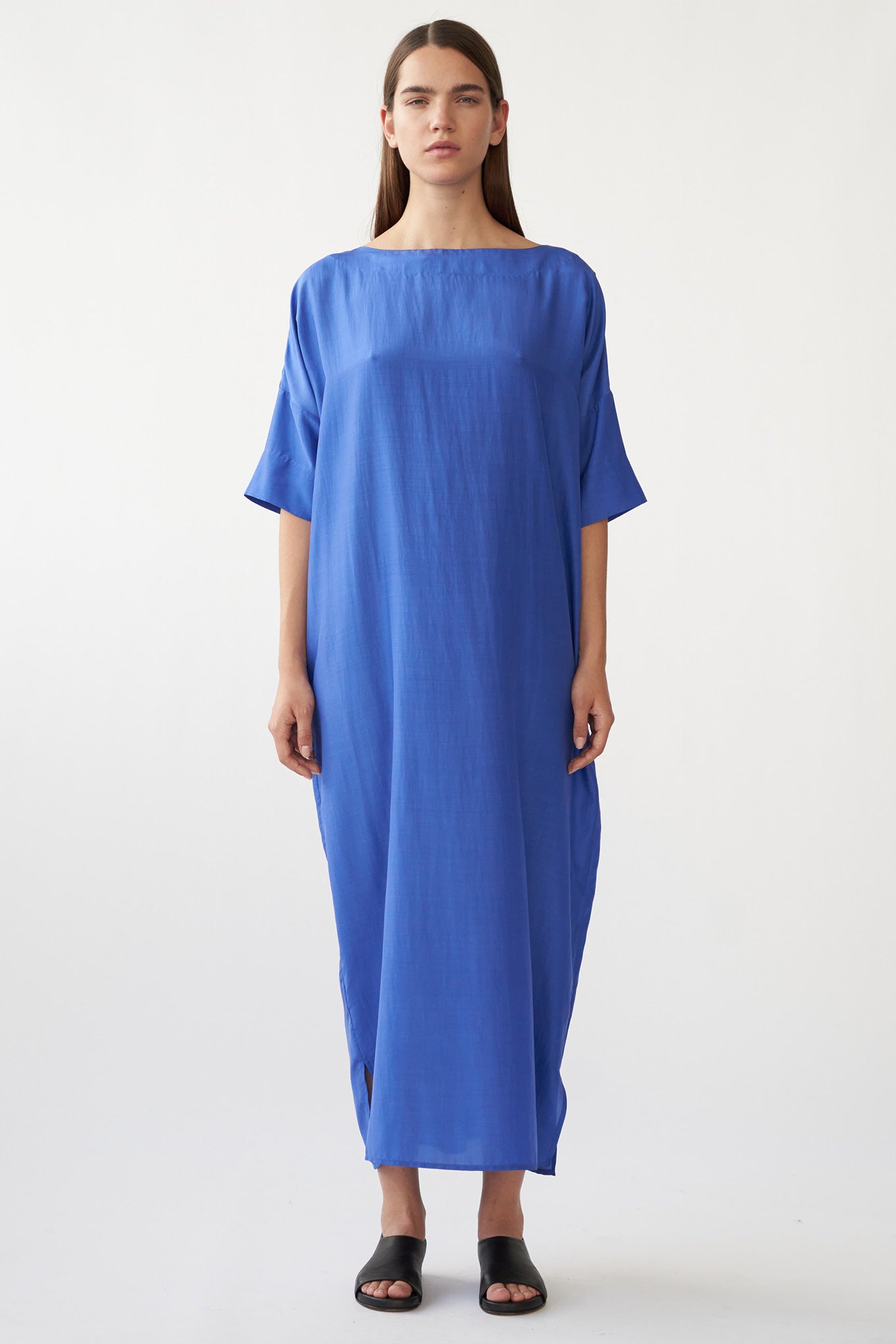 MAIA LONG DRESS - KLEIN BLUE