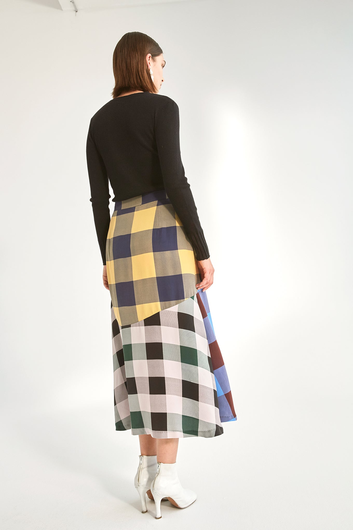 NIKO SKIRT - CHECK MIX